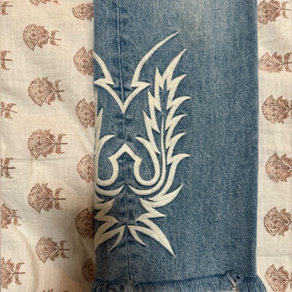 Allsaints Philly western style | Relaxed fit light jeans - Picture 5 of 7